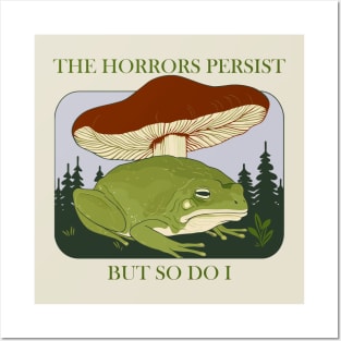 the horrors persist frog v1 Posters and Art